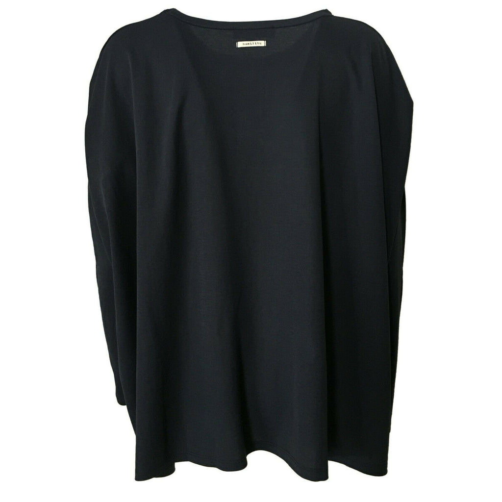 HUMILITY Maxi t-shirt viscosa donna manica lunga mod HB1066 MADE IN ITALY