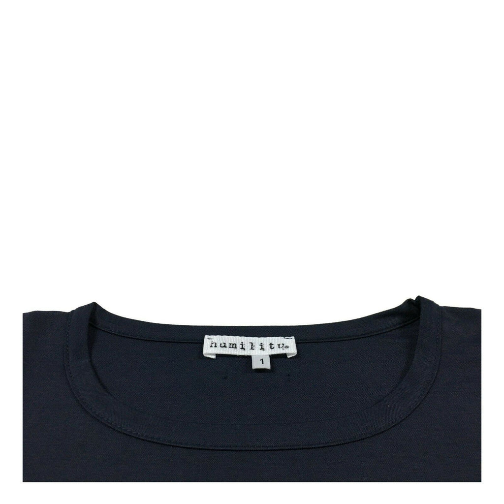 HUMILITY Maxi t-shirt viscosa donna manica lunga mod HB1066 MADE IN ITALY