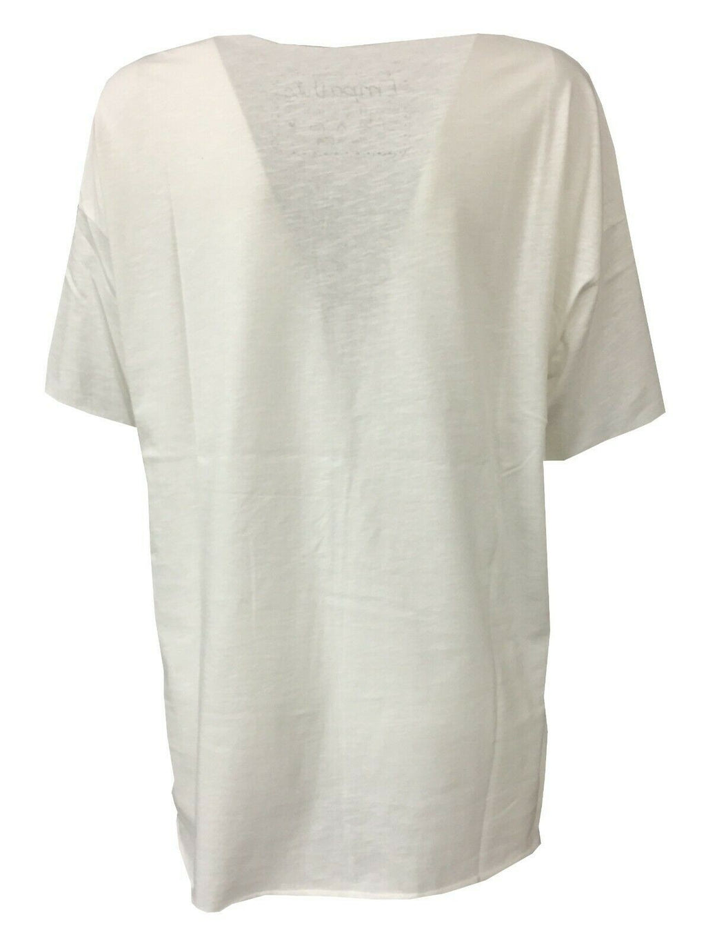 EMPATHIE T-shirt donna panna mezza manica mod 2003 100% cotone MADE IN ITALY