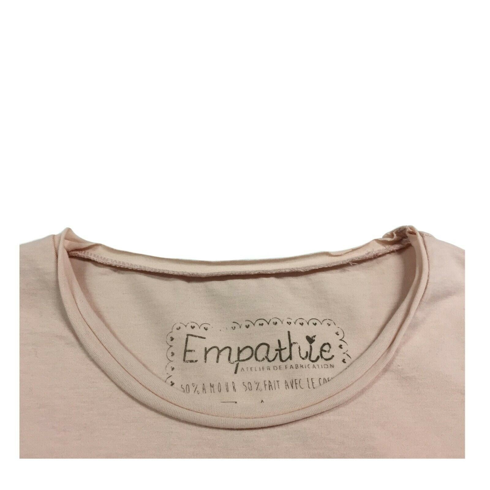 EMPATHIE T-shirt donna mezza manica mod 0108 100% cotone MADE IN ITALY