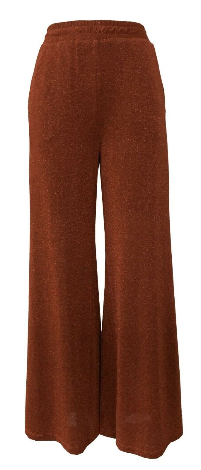 BE LIMOUSINE pantalone palazzo donna tinta unita mod LP0055L ALFA MADE IN ITALY