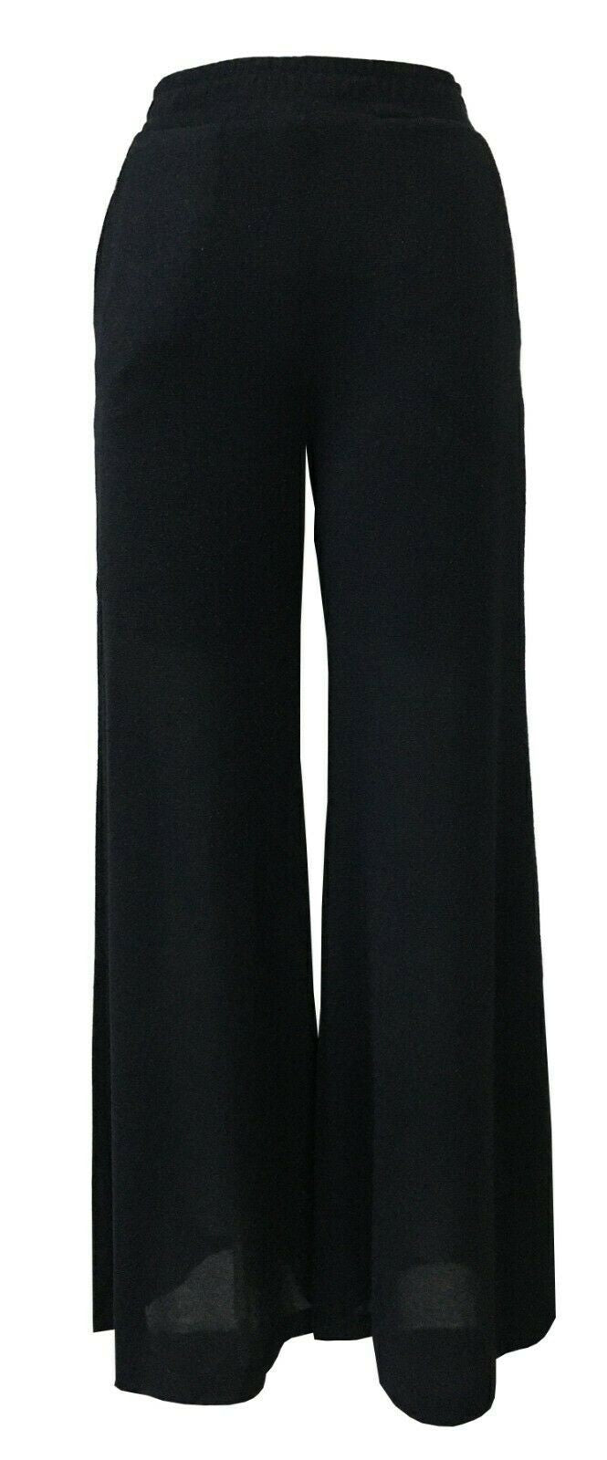 BE LIMOUSINE pantalone palazzo donna tinta unita mod LP0055L ALFA MADE IN ITALY
