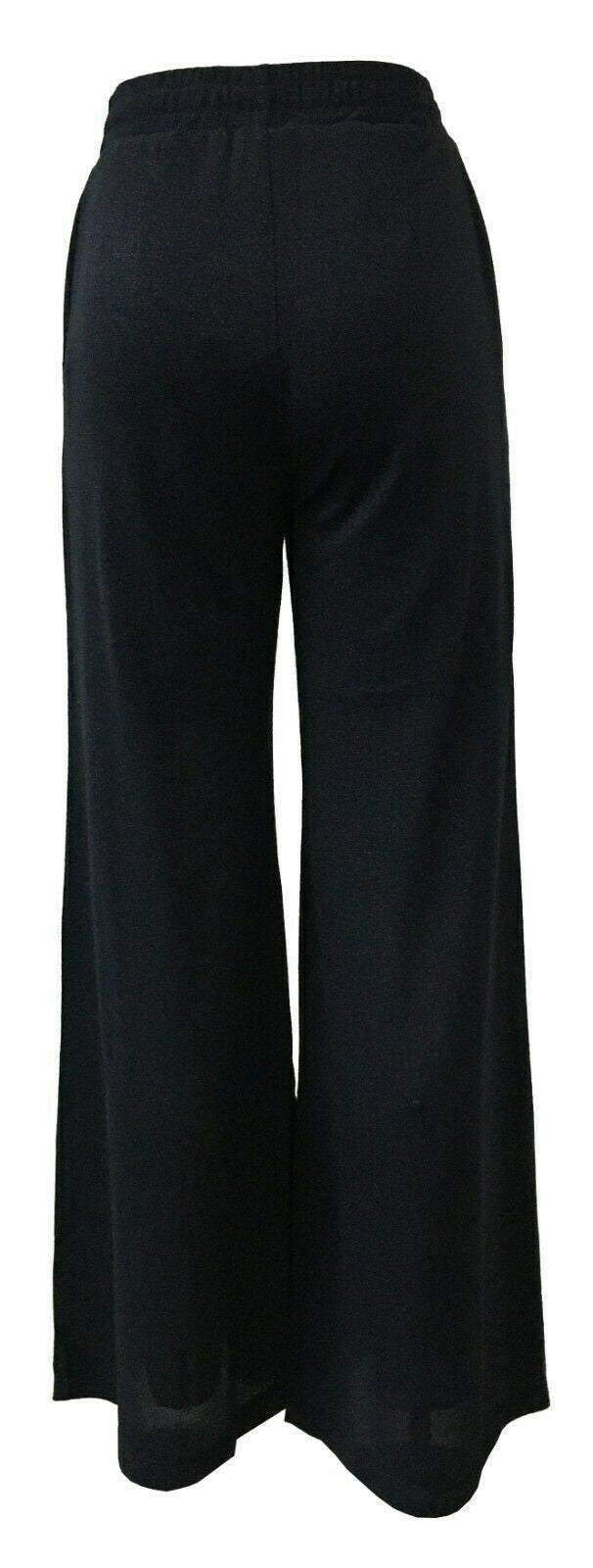BE LIMOUSINE pantalone palazzo donna tinta unita mod LP0055L ALFA MADE IN ITALY