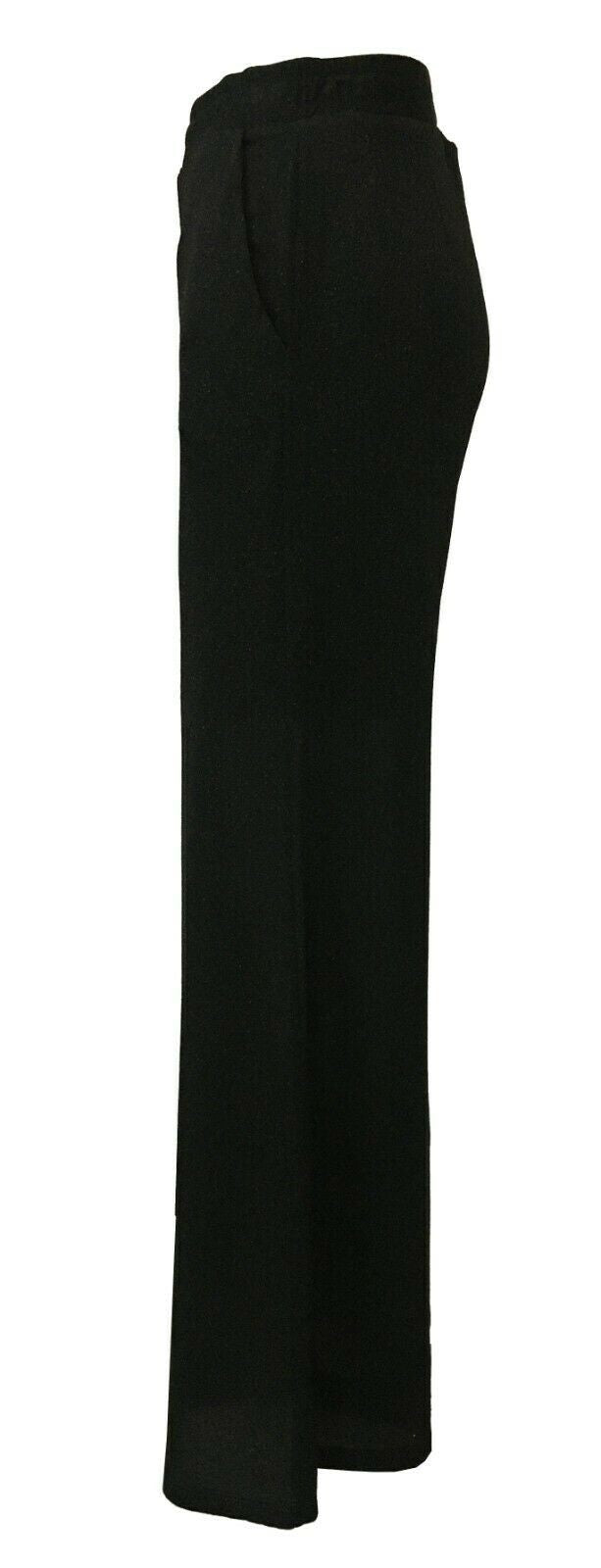 BE LIMOUSINE pantalone palazzo donna tinta unita mod LP0055L ALFA MADE IN ITALY