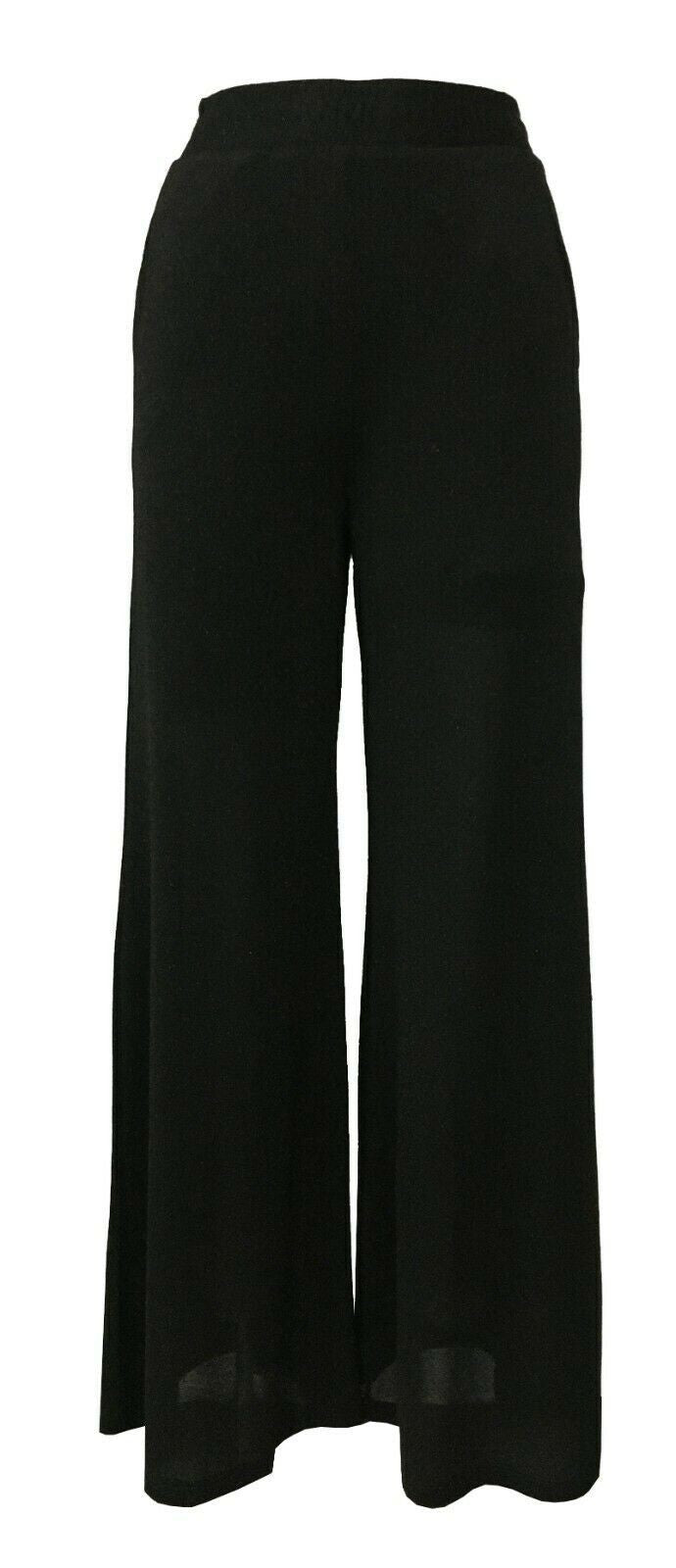 BE LIMOUSINE pantalone palazzo donna tinta unita mod LP0055L ALFA MADE IN ITALY