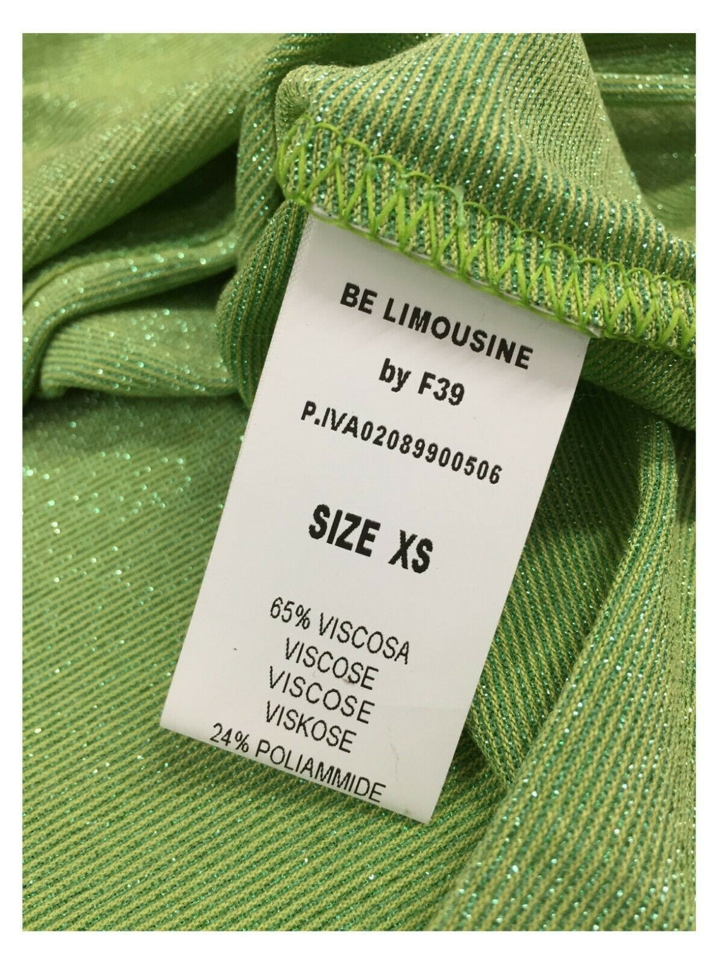 BE LIMOUSINE t-shirt donna mezza manica over laminato mod LT006L AGOSTO MADE IN ITALY