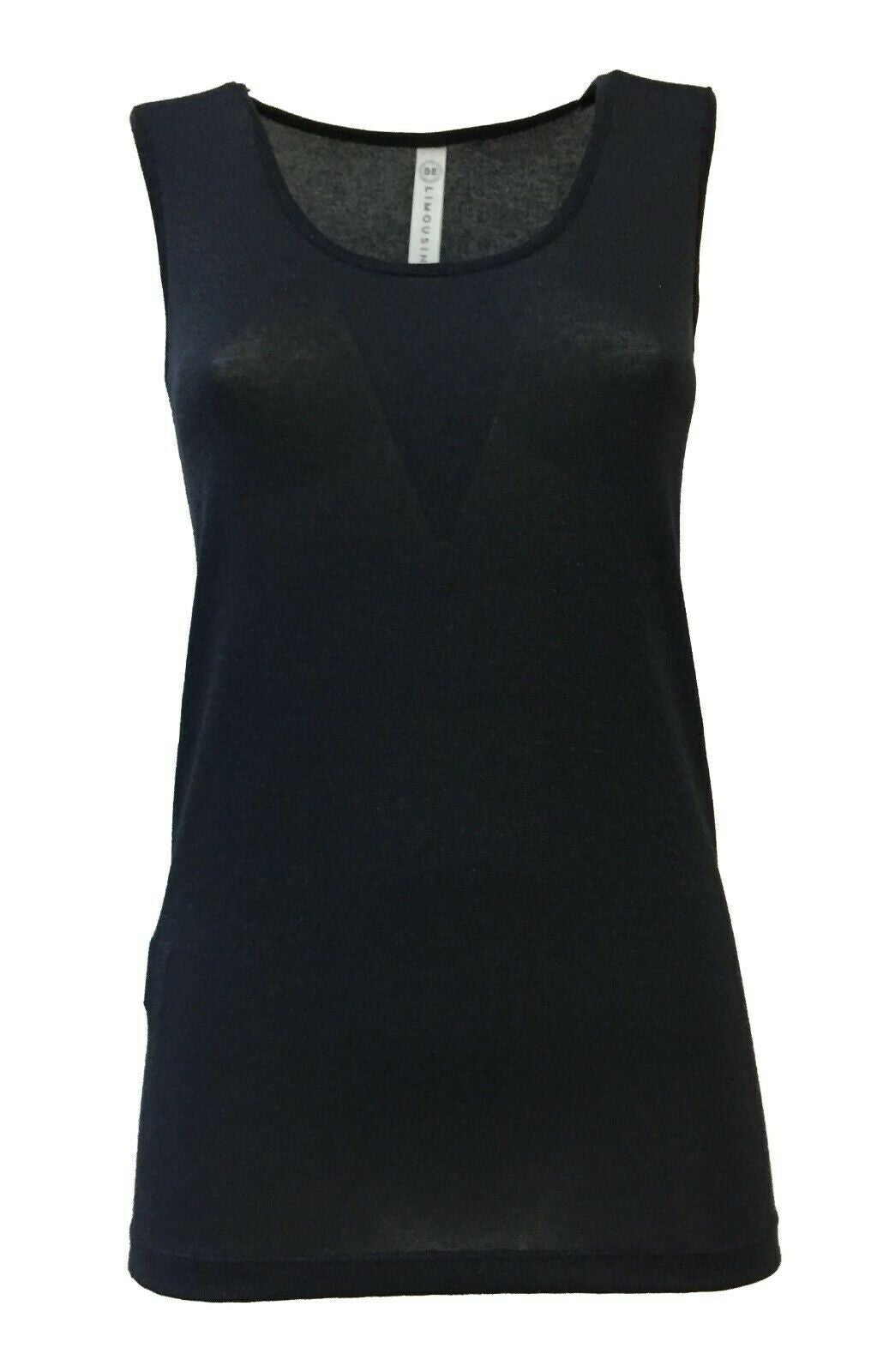 BE LIMOUSINE canotta donna lurex mod LC001L ACQUA  MADE IN ITALY