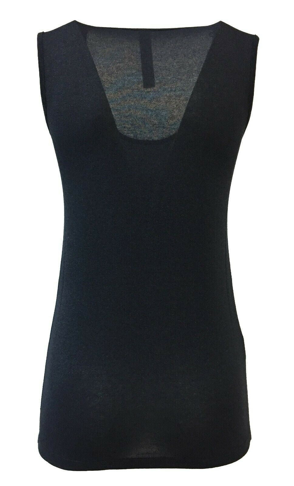 BE LIMOUSINE canotta donna lurex mod LC001L ACQUA  MADE IN ITALY