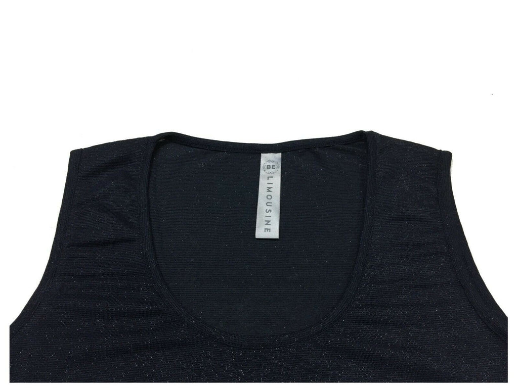 BE LIMOUSINE canotta donna lurex mod LC001L ACQUA  MADE IN ITALY