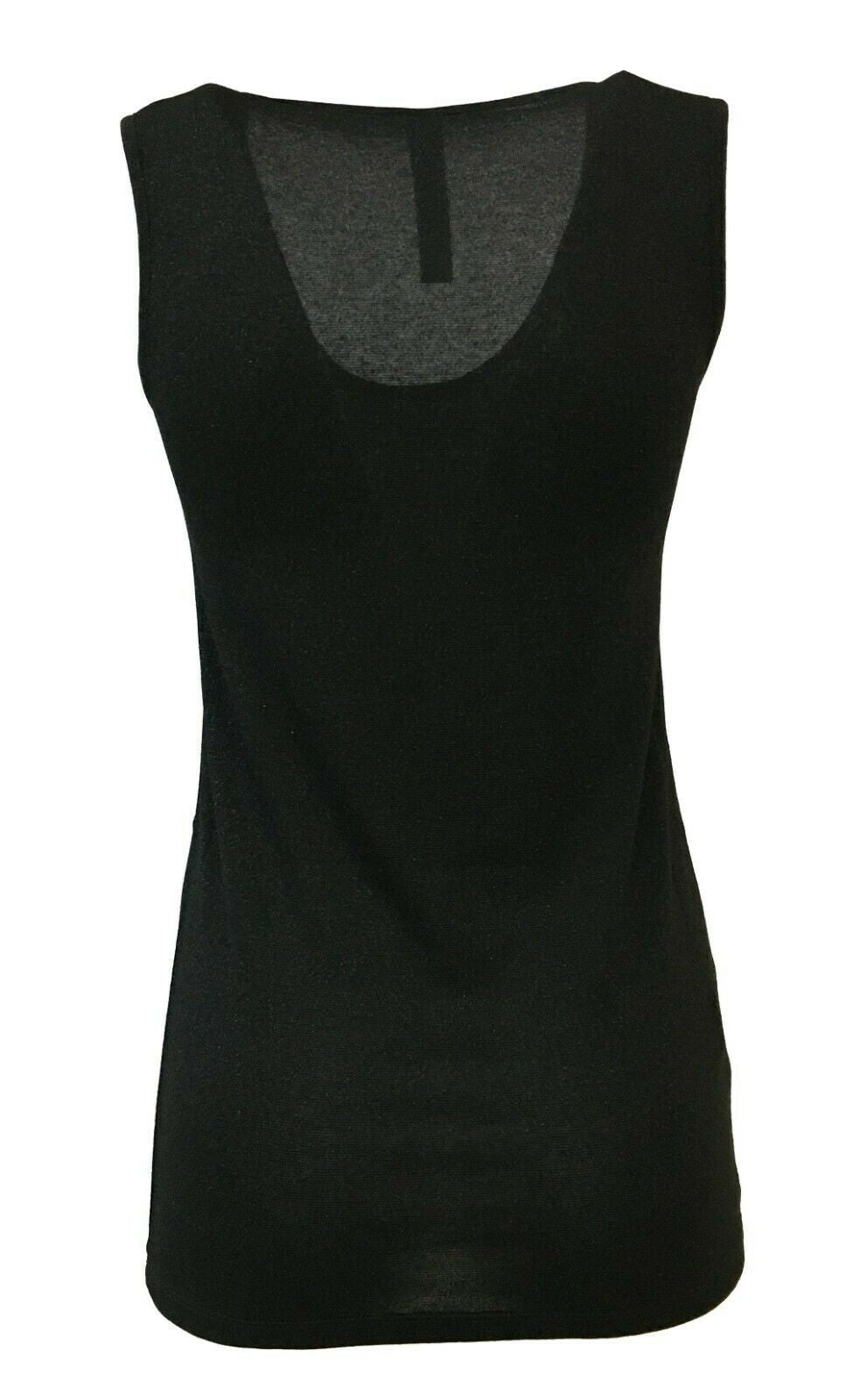 BE LIMOUSINE canotta donna lurex mod LC001L ACQUA  MADE IN ITALY