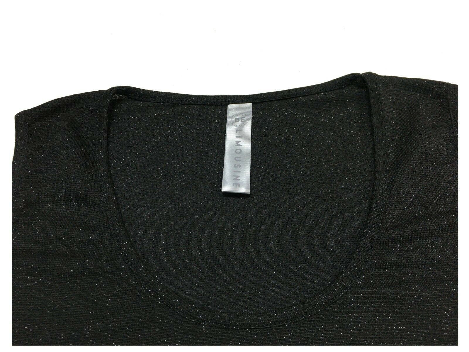 BE LIMOUSINE canotta donna lurex mod LC001L ACQUA  MADE IN ITALY