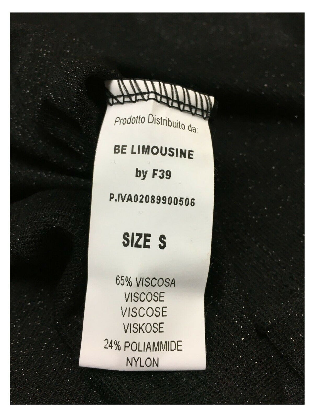 BE LIMOUSINE canotta donna lurex mod LC001L ACQUA  MADE IN ITALY