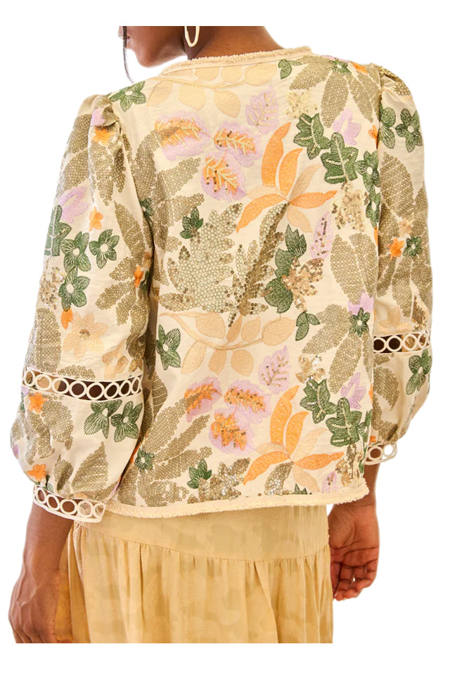 NEKANE Giacca Donna Girocollo Paillettes Pizzo FF.VAREN-000029