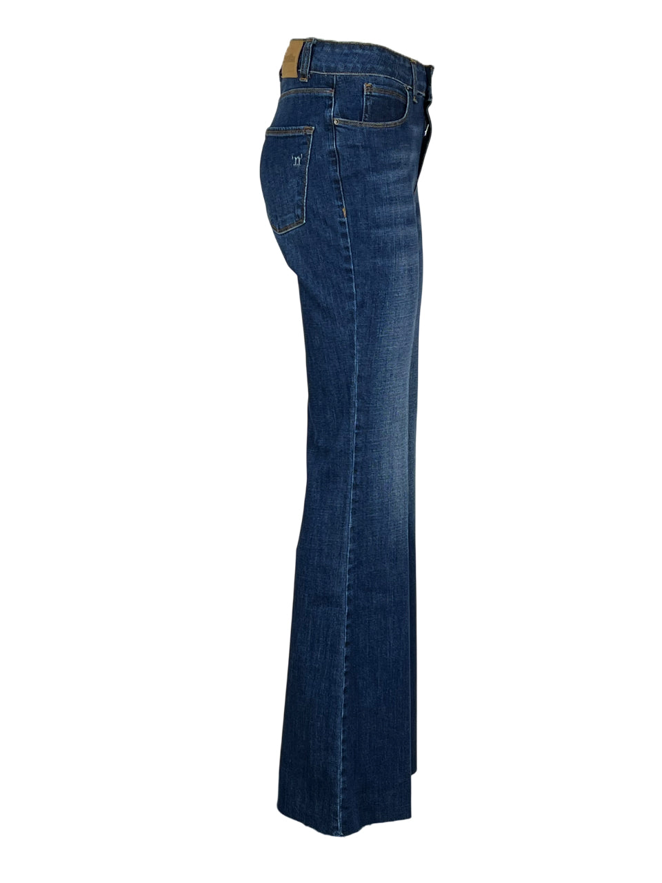 NOIR 'N' BLEU Jeans Donna Zampa CELIN-L311 | Vita Alta | Stone Washed | Made in Italy