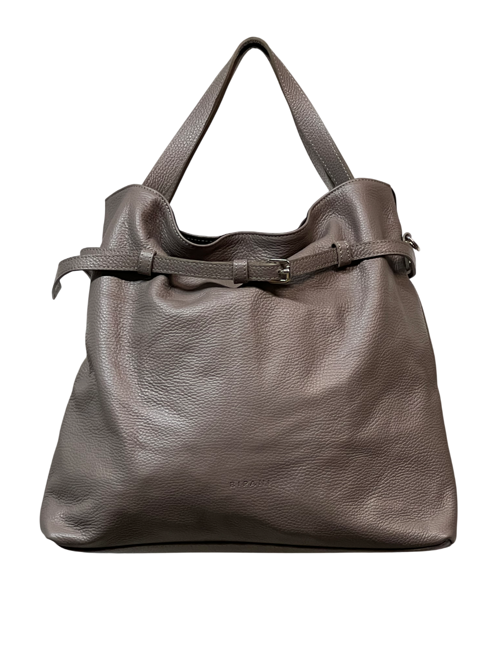 RIPANI Luisa Borsa a Mano Grande I775OJ tortora in Pelle Effetto Cervo con Tracolla Regolabile