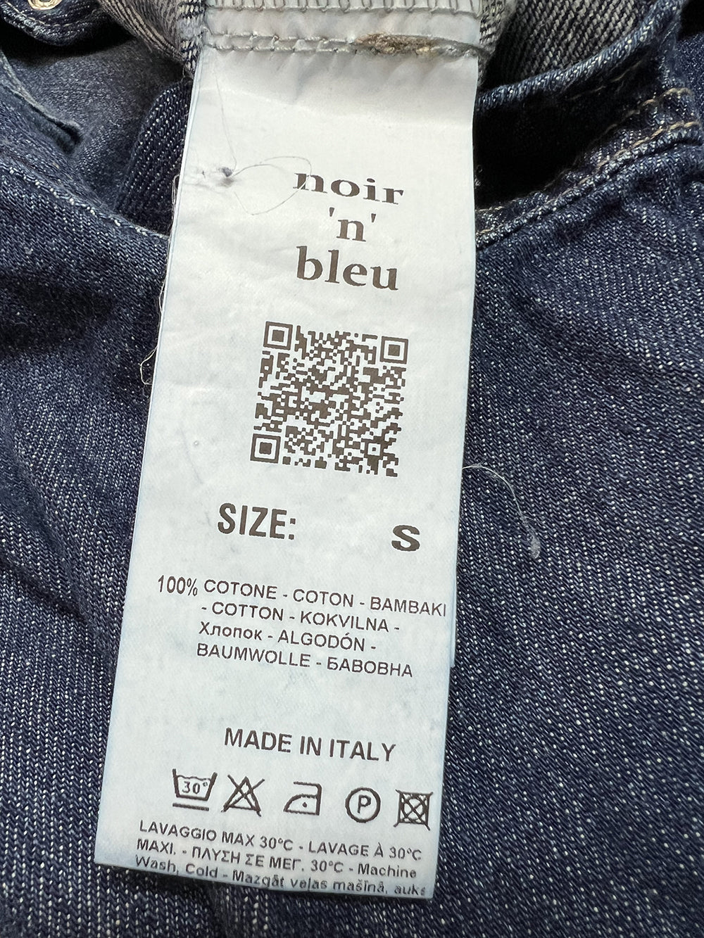 NOIR 'N' BLEU JANET-29 – Camicia donna denim lavato over, bottoni a pressione