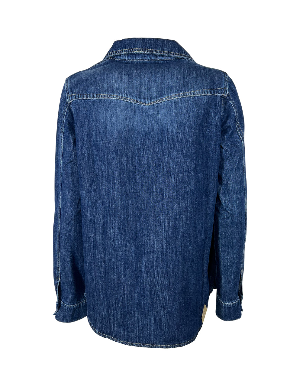 NOIR 'N' BLEU JANET-29 – Camicia donna denim lavato over, bottoni a pressione