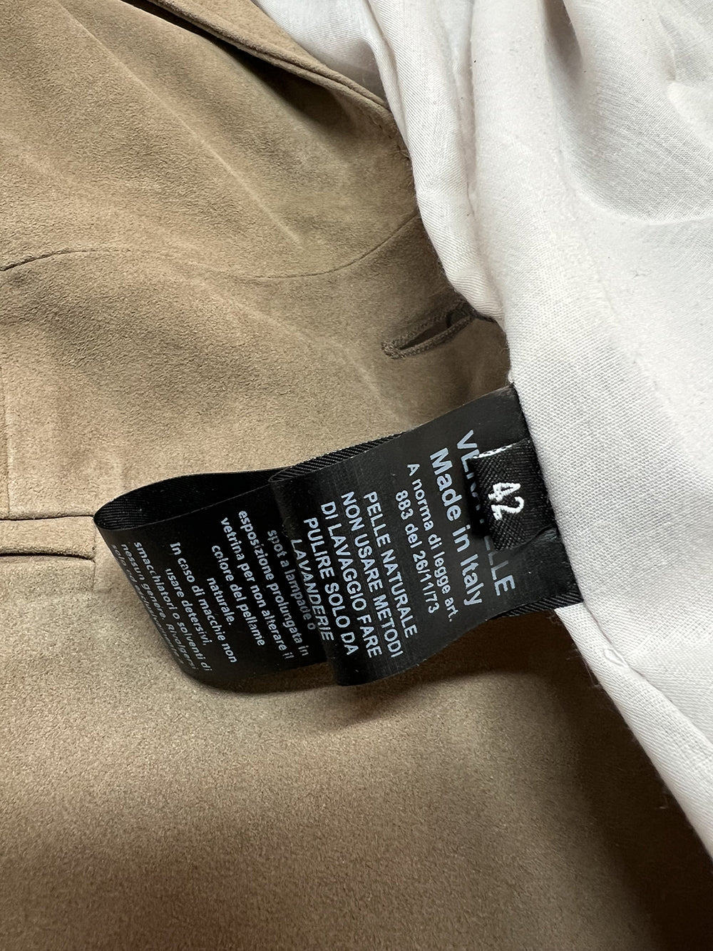 HERITAGE giacca donna camoscio foderata 1 bottone tasche a filo MP126-CM 100% pelle MADE IN ITALY