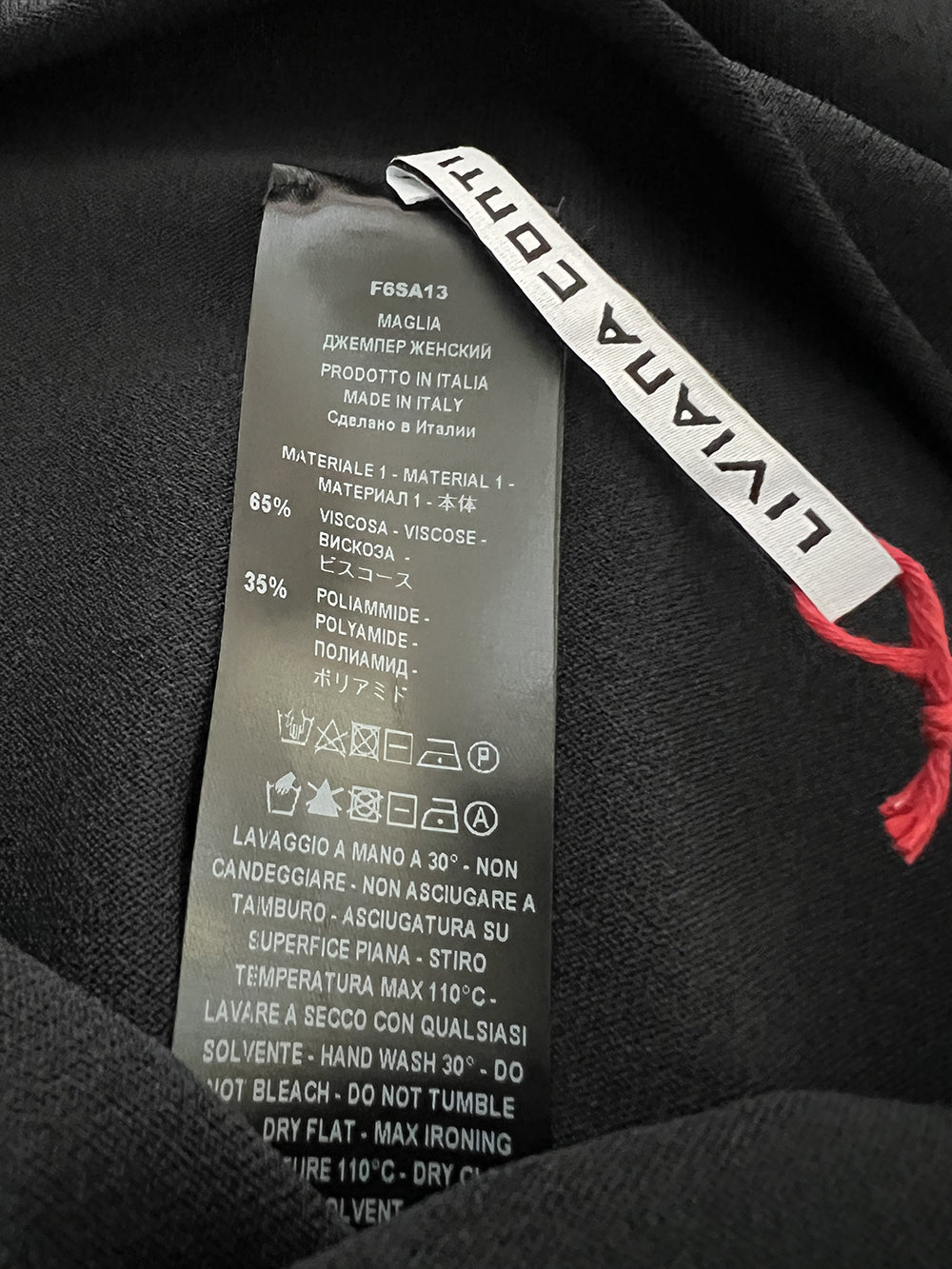 LIVIANA CONTI maglia donna blu scuro F6SA13 WILMA MADE IN ITALY