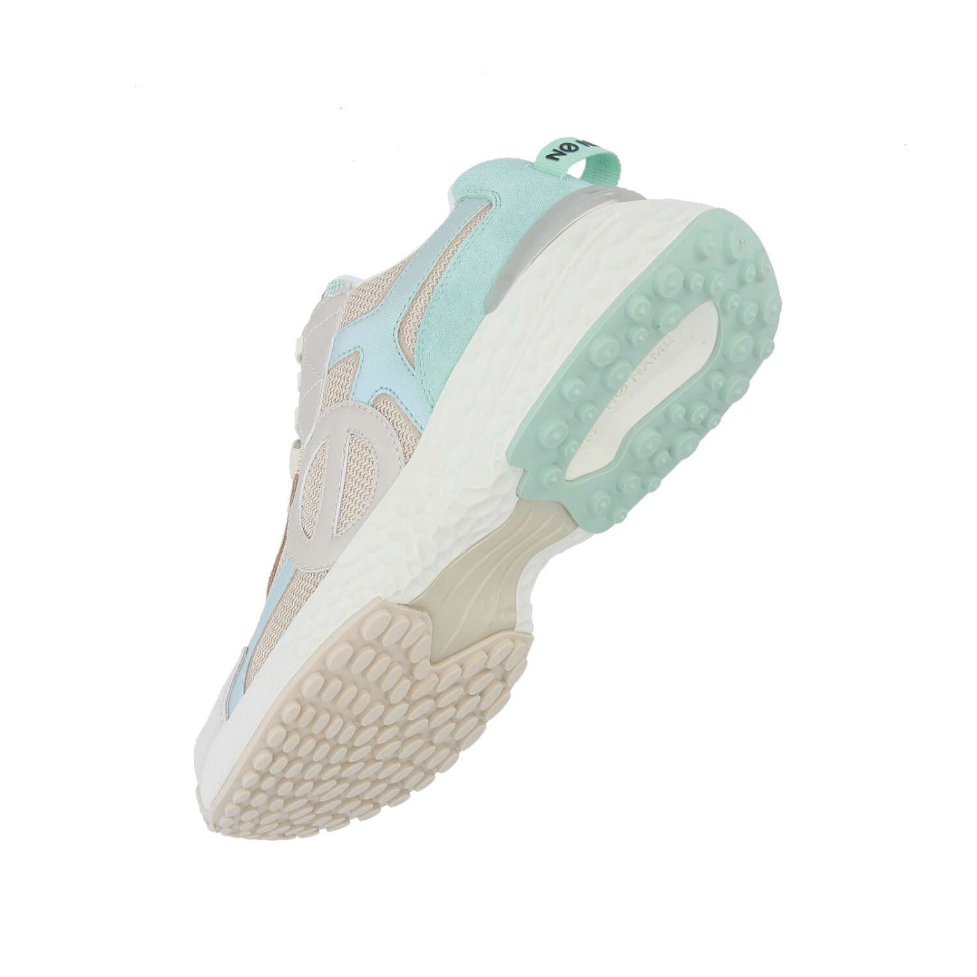 Sneaker donna NØ Name linea CARTER 2.0 Runner W MINT / NUDE / NUDE. Suola alta 5 cm