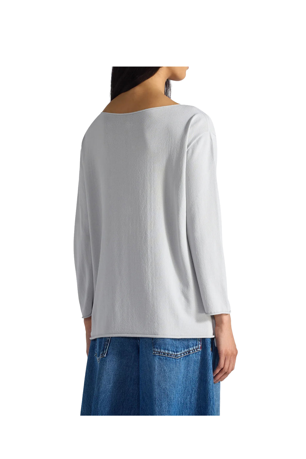 LIVIANA CONTI maglia donna grigio perla F6SA09 KEYYIE MADE IN ITALY