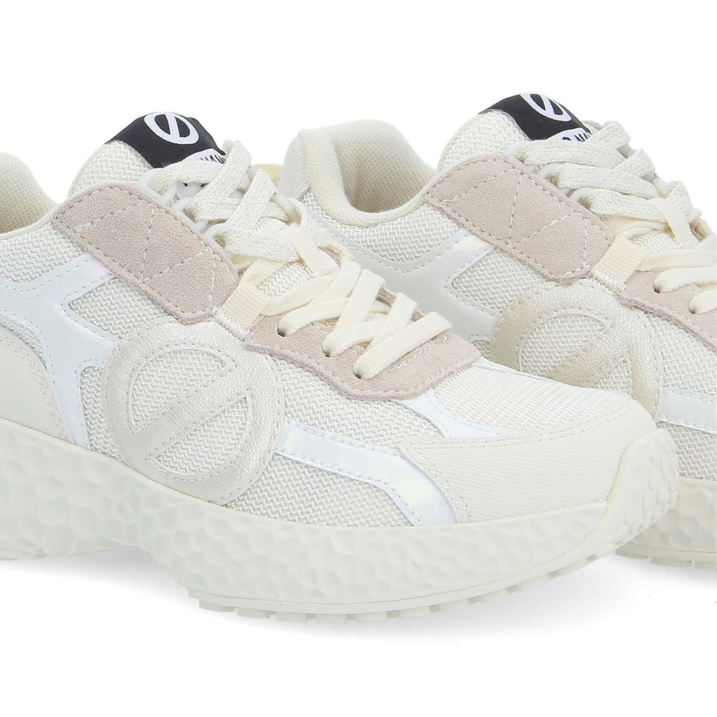 Sneaker donna NØ Name linea CARTER 2.0 Runner W DOVE/DOVE/DOVE. Suola alta 5 cm