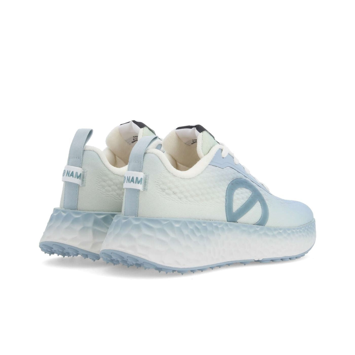 NØ Name Sneaker Donna CARTER FLY W Celeste – Eco GRS/GOTS, Suola Alta 5 cm, Soletta Rimovibile