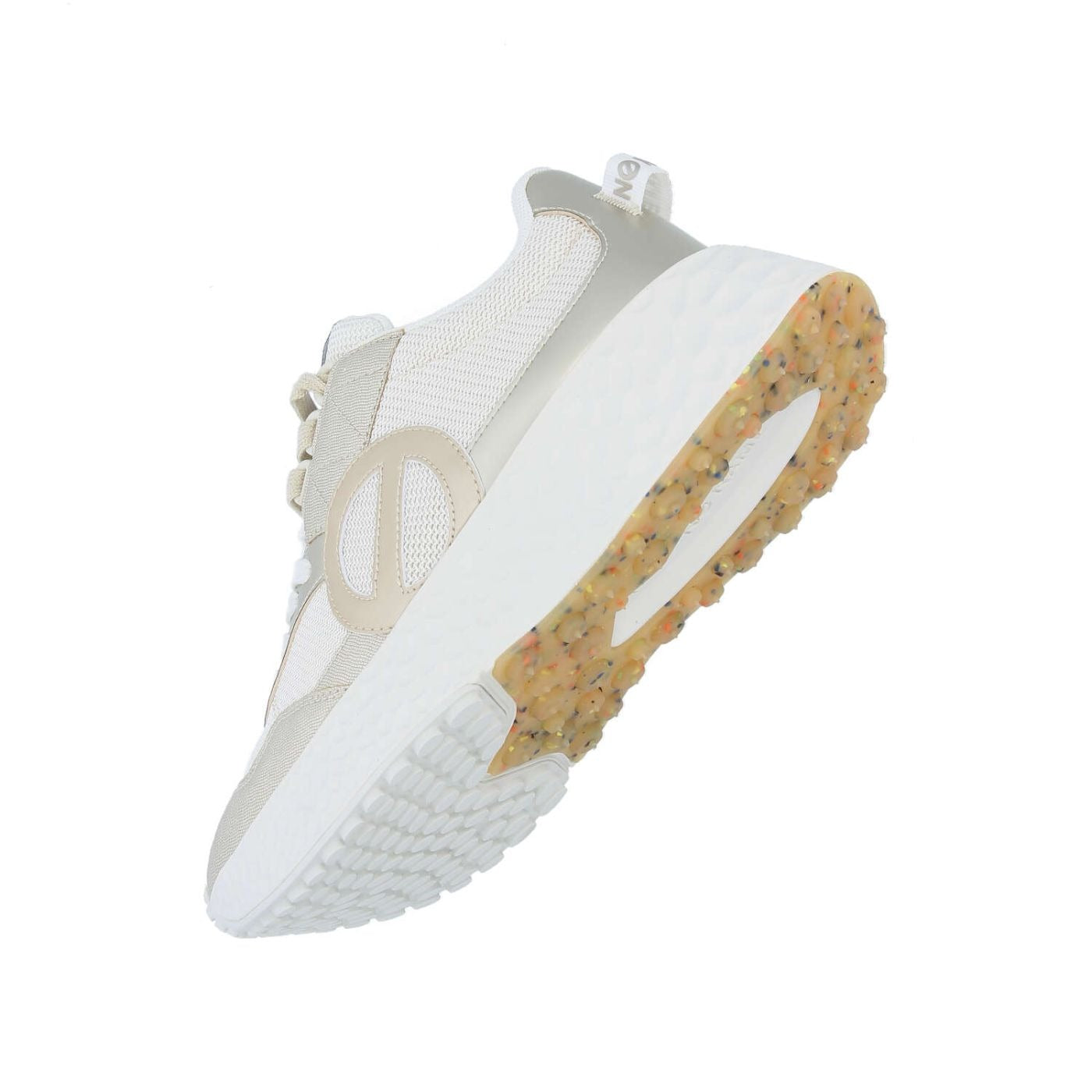 NØ NAME Sneaker Donna CARTER JOGGER W GOLD/DOVE/GOLD – Platform 5 cm, Soletta GOTS