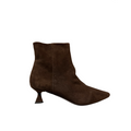 LA VITRINA Stivale Basso Donna Camoscio Marrone FURORE 50 Tacco 5 cm