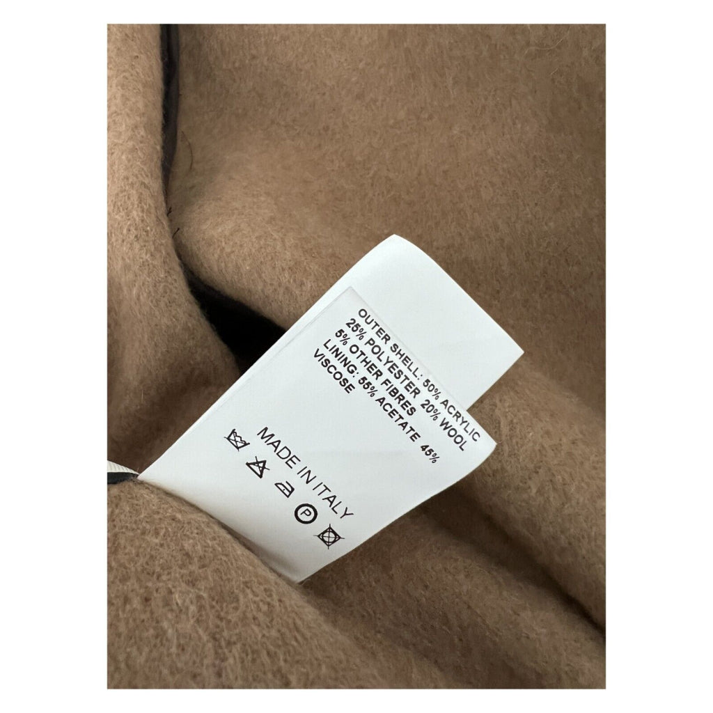 LUCREZIA T cappotto donna Prince di Galles marrone double L23700LU330 MADE IN ITALY