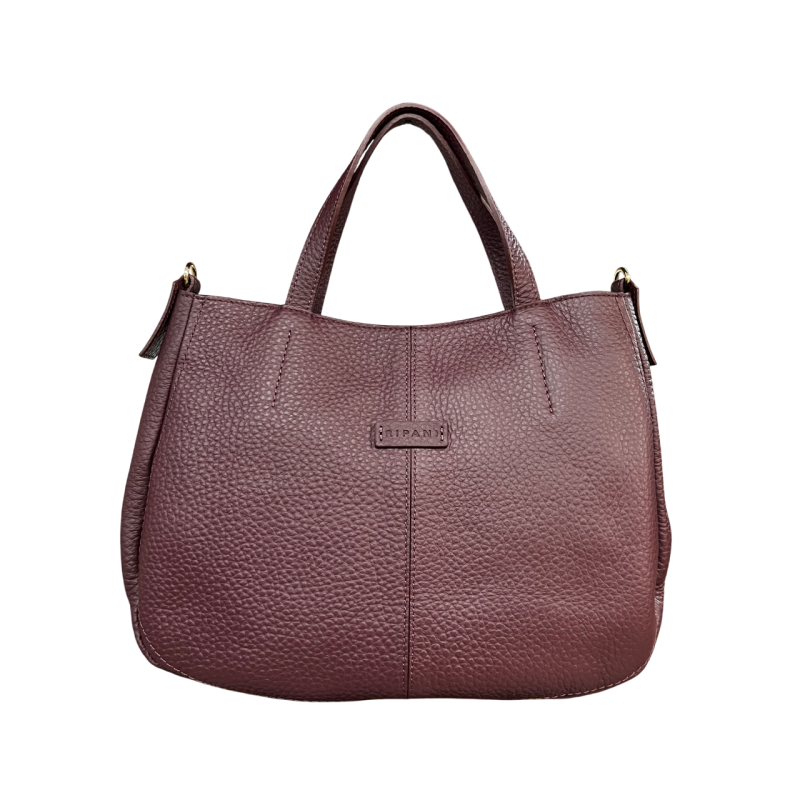 RIPANI I752OB MARIT L – Borsa a mano in pelle effetto bufalo (Made in Italy)