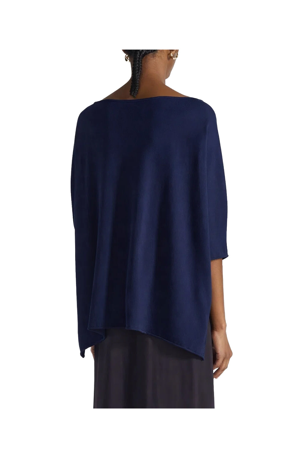 LIVIANA CONTI maglia donna blu scuro F6SA13 WILMA MADE IN ITALY